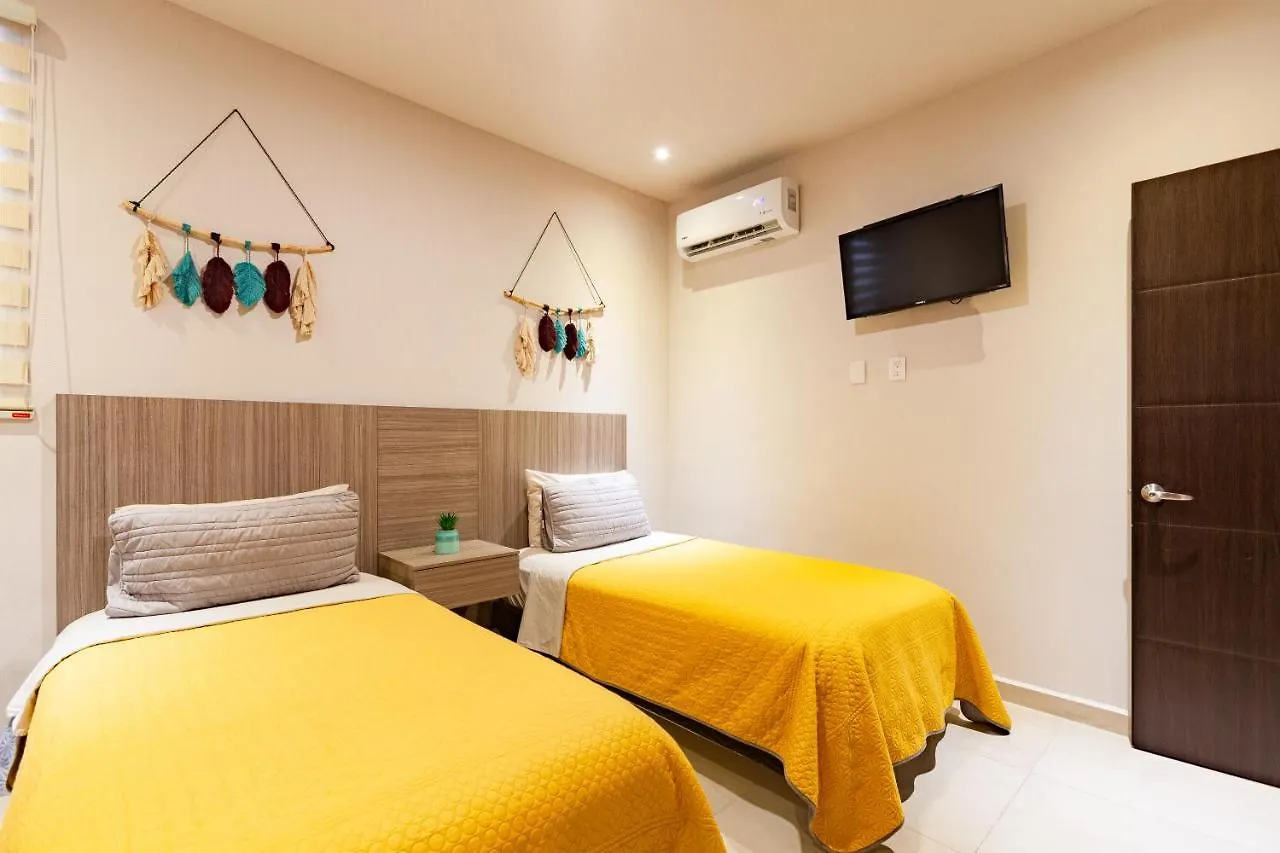 公寓 Brand New! 10Min To Beach Wifi 200Mb Gym Pool 普拉亚卡门